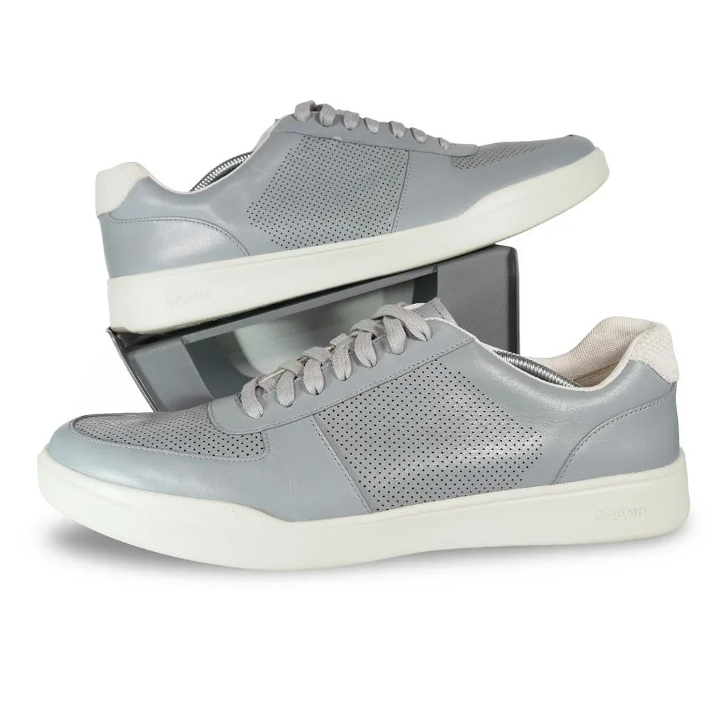 Cole Haan Grand Crosscourt Modern Perforated Sneakers Men 13M Grey C36142